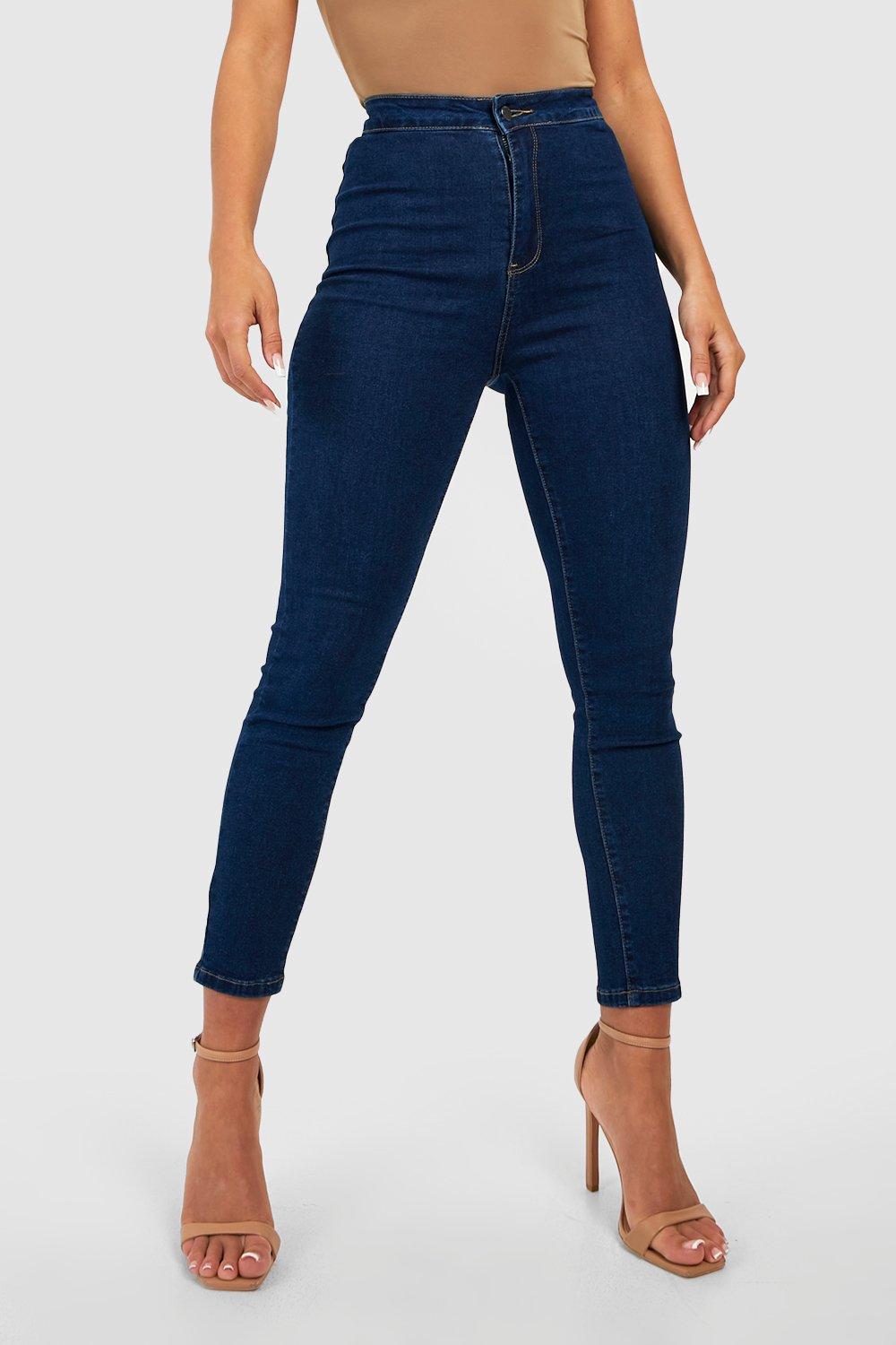 Blue vice high store waisted skinny jeans